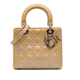 Medium Patent Cannage Lady Dior